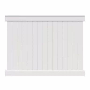 6 ft. HX 8 ft. Tây 6 ft. HX 8 ft. Bảng điều khiển hàng rào riêng tư W White Vinyl
